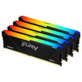 Kingston Fury Beast RGB 128 GB 2666MT/s DDR4 CL16 DIMM (set van 4) PC geheugen RAM voor PC KF426C16BB2AK4/128