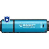 Kingston Technology IronKey Vault Privacy 50 USB flash drive USB Type-A 3.2 Gen 1 (3.1 Gen 1) Zwart, Blauw