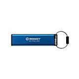 Kingston IronKey Keypad 200 USB-stick Retail 256 GB Blauw IKKP200/256GB USB-A 3.2 Gen 1