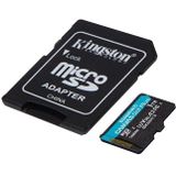Kingston Technology 1TB microSDXC Canvas Go Plus 170R A2 U3 V30 kaart + ADP