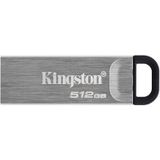 Kingston DataTraveler Kyson USB-stick Retail 512 GB Zilver DTKN/512GB USB 3.2 Gen 1 (USB 3.0)
