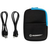 Kingston Technology IronKey Vault Privacy 80 3,84 TB USB Type-C 3.2 Gen 1 (3.1 Gen 1) Blauw