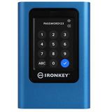 Kingston Technology IronKey Vault Privacy 80 3,84 TB USB Type-C 3.2 Gen 1 (3.1 Gen 1) Blauw