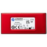 Kingston Technology 2TB XS1000 Red External USB Gen 2 Draagbare Solid State Drive