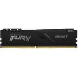 Kingston 8GB DDR5 6000MT/S CL30 DIMM (1 x 8GB, 6000 MHz, DDR5 RAM, DIMM 288 pin), RAM, Zwart