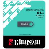 Kingston Technology DataTraveler 64GB SE9 G3 Dark Nickel