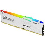 Kingston - FURY Beast - RAM Geheugen - Wit - 32GB - 6000MT/s DDR5 CL36 DIMM (Kit van 2)