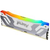 Kingston - FURY Renegade - RAM Geheugen - Wit - 24GB 8400MT/s DDR5 CL40 CUDIMM RGB