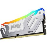 Kingston - FURY Renegade - RAM Geheugen - Wit - 24GB 8400MT/s DDR5 CL40 CUDIMM RGB