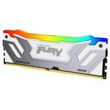 Kingston - FURY Renegade - RAM Geheugen - Wit - 24GB 8400MT/s DDR5 CL40 CUDIMM RGB