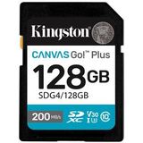 Kingston - Canvas Go! Plus - Geheugenkaart - Klasse 10 - Zwart