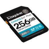 Kingston - Canvas Go! Plus - Geheugenkaart - 256GB - SDXC - 200MB/s