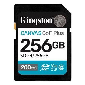 Kingston - Canvas Go! Plus - Geheugenkaart - 256GB - SDXC - 200MB/s
