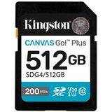 Kingston - Canvas Go! Plus - Geheugenkaart - 512GB - SDXC - 200MB/s