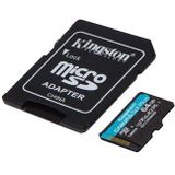 Kingston - Canvas Go! Plus - MicroSD - Zwart - UHS-I Klasse 10, Tot 200MB/s, A2, U3, V30