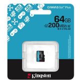 Kingston - Canvas Go! Plus - microSDXC 64GB - Zwart - U3 A2
