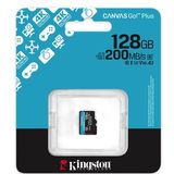 Kingston - Canvas Go Plus - Geheugenkaart - Veelkleurig - 128GB - U3 - UHS-I