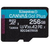 Kingston - Canvas Go! Plus - microSDXC 256GB - U3 A2 - Voor Mobiel Gamen