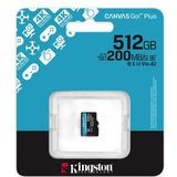 Kingston - Canvas Go! Plus - microSDXC - 512GB - U3 - A2 - 200R