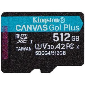 Kingston - Canvas Go! Plus - microSDXC - 512GB - U3 - A2 - 200R