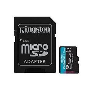 Kingston Canvas Go! Plus - Flash-Speicherkarte (microSDXC-an-SD-Adapter inbegriffen) - 1 TB - A2 / Video Class V30 / UHS-I U3 / Class10 - microSDXC UHS-I