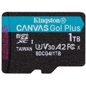 Kingston - Canvas Go! Plus - microSDXC 1TB - Zwart - A2 U3
