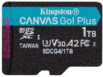 Kingston - Canvas Go! Plus - microSDXC 1TB - Zwart - A2 U3