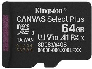 Kingston - Canvas Select Plus Gen3 - MicroSDXC - UHS-I Klasse 10