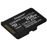 Kingston - Canvas Select Plus - microSD-kaart - 256GB - A1 Performance Class