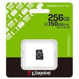 Kingston - Canvas Select Plus - microSD-kaart - 256GB - A1 Performance Class