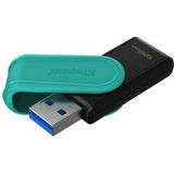 Kingston - DataTraveler Exodia S - USB Flash Drive - Zwart, Turkoois - 512GB, USB 3.2 Gen 1