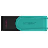 Kingston - DataTraveler Exodia S - USB Flash Drive - Zwart, Turkoois - 512GB, USB 3.2 Gen 1