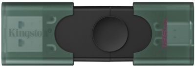 Kingston Technology DataTraveler DuoG2 USB flash drive USB Type-A / USB Type-C 3.2 Gen 1 (3.1 Gen 1) Zwart, Groen
