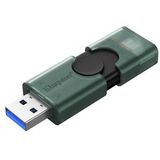 Kingston Technology DataTraveler DuoG2 USB flash drive USB Type-A / USB Type-C 3.2 Gen 1 (3.1 Gen 1) Zwart, Groen
