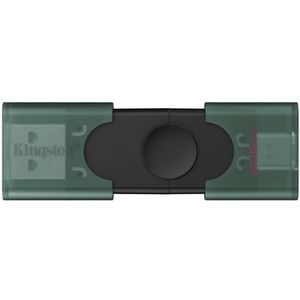 Kingston Technology DataTraveler DuoG2 USB flash drive USB Type-A / USB Type-C 3.2 Gen 1 (3.1 Gen 1) Zwart, Groen