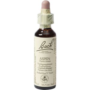 Bach - Bloesemremedies Aspen - Remedie voor Onbestemde Angsten