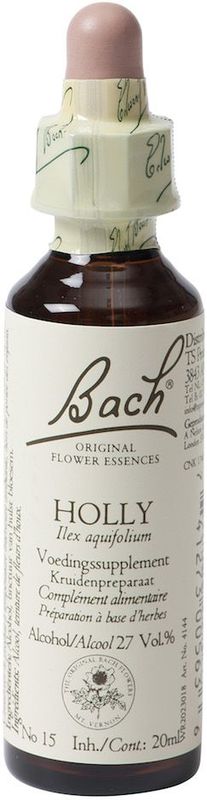 Bach Flower Remedies - Hulst - 15 ml - Bloesemtherapie