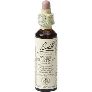 Bach Flower remedies tamme kastanje 30 20ml