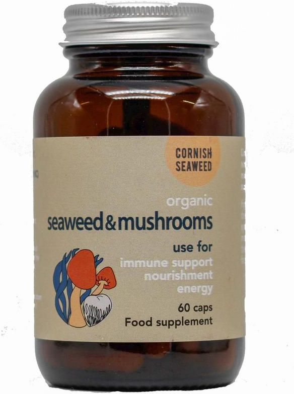 Cornish Seaweed - Kelp, Lion's Mane & Shiitake - Bio - 60 Capsules