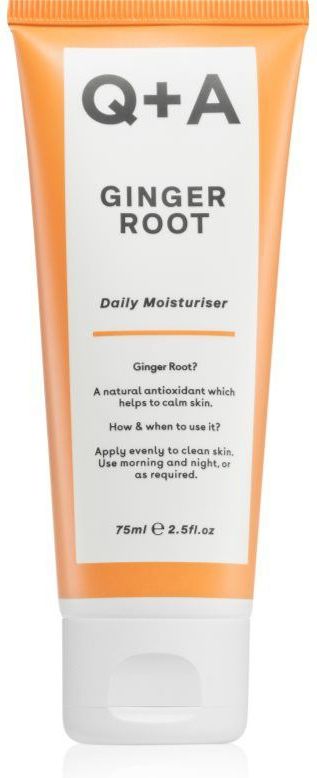 Q+A Ginger Root - Hydraterende Crème - 75 ml - Veganistisch - Natuurlijke Ingrediënten