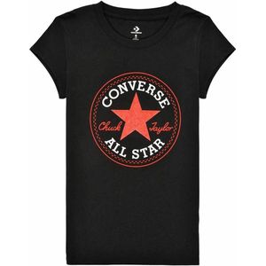 Converse - Chuck Taylor All Star - T-shirt - Grijs - Katoen - Korte Mouwen