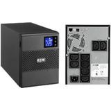 Eaton SAI 5SC 1000I Tower - interactieve voeding - 5SC1000I - 1000 VA (8 Schuko-uitgangen), spanningsregeling (AVR), display en USB-interface (USB-kabel meegeleverd), zwart