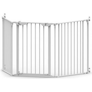Noma Configure Gate Veiligheidshekje | Traphekje met 3 Panelen | Haardscherm | 64 t/m 197,5 cm | Kleur Wit