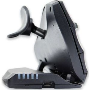 Contour Unimouse - Ergonomische bekroonde muis met duimsteun | draadloze muis | verticale muis voor linkshandigen | hoek van 35 tot 70 graden | 6 knoppen + wiel | voor Windows en Mac
