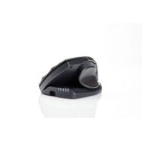 Contour Unimouse - Bekroonde ergonomische muis met duimondersteuning | bekabelde muis | verticale muis voor linkshandigen | hoek van 35 tot 70 graden | 6 toetsen + wiel | voor Windows en Mac