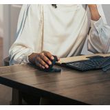 Contour Unimouse verticale muis rechtshandig draadloos zwart