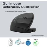 Contour Design - UniMouse - Kabelgebonden Optisch - Zwart - 7 Toetsen