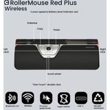 CONTOUR RollerMouse Red, Draadloos - ergonomische muis - draadloos- Bluetooth - USB-C