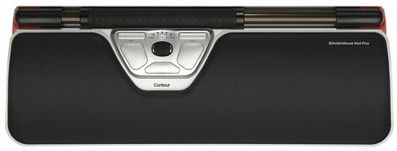 Contour Design RollerMouse Red, Draadloos - ergonomische muis - draadloos- Bluetooth - USB-C