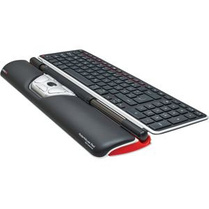Contour Rollermouse Red Wireless | bekroonde ergonomische muis | draadloze Bluetooth-computermuis met polssteun | 7 toetsen | 2400 dpi | compatibel met Windows en Mac
